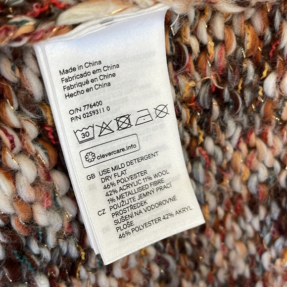 H&M | Marled Knit Balloon Sleeve Cardigan - Picture 8 of 11